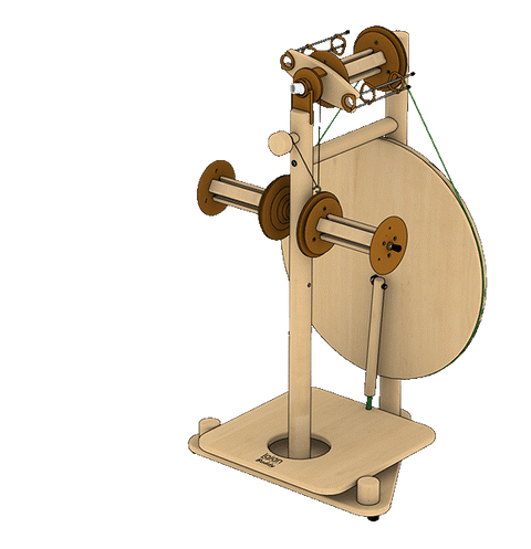 Single Treadle Spinning Wheels