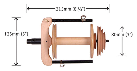 Ashford Sliding Hook Flyer - Double Drive dimensions